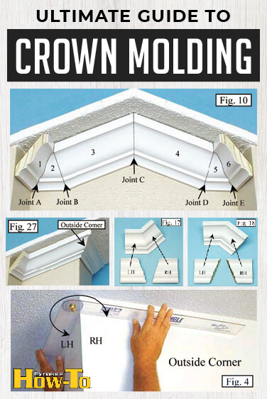 crown molding trim, highlighting its decorative and architectural appeal