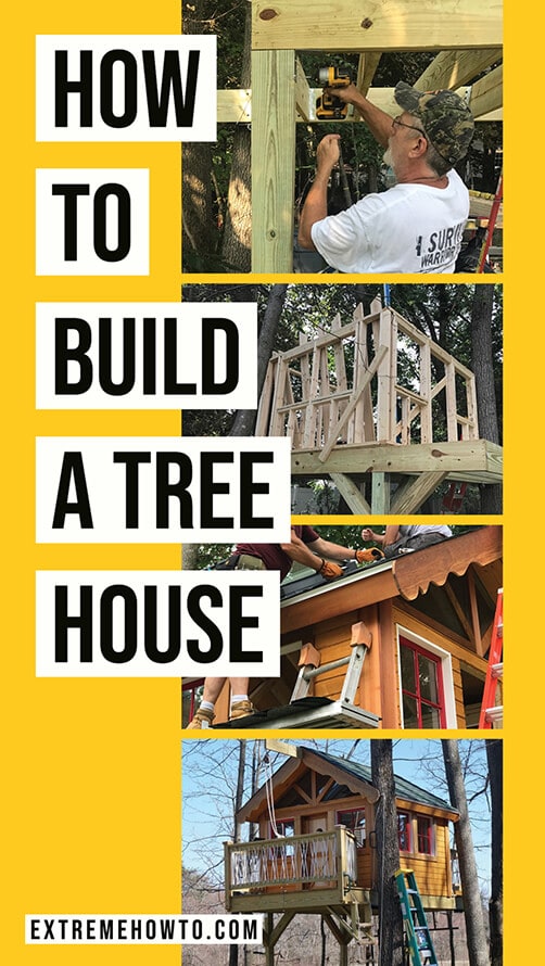  the step-by-step process of building a treehouse, a fun and adventurous DIY project for outdoor enthusiasts