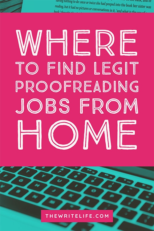 opportunities for proofreading jobs that can be done from the comfort of your home