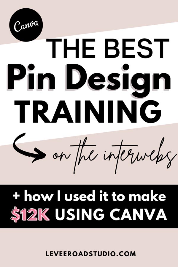 a Pin Design Course catered to e-commerce businesses