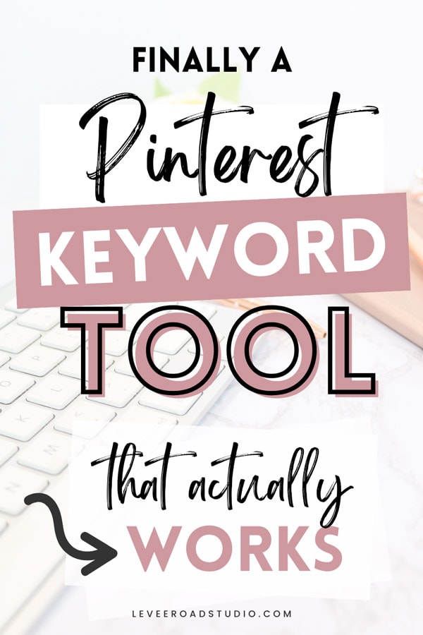 Finally a Pinterest keyword tool that actually works.