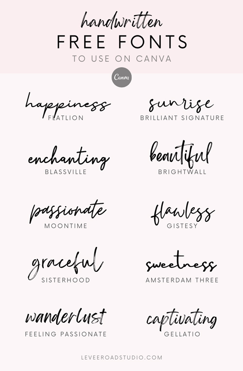 Canva Script Fonts: The Best Script Fonts in Canva - Blogging Guide