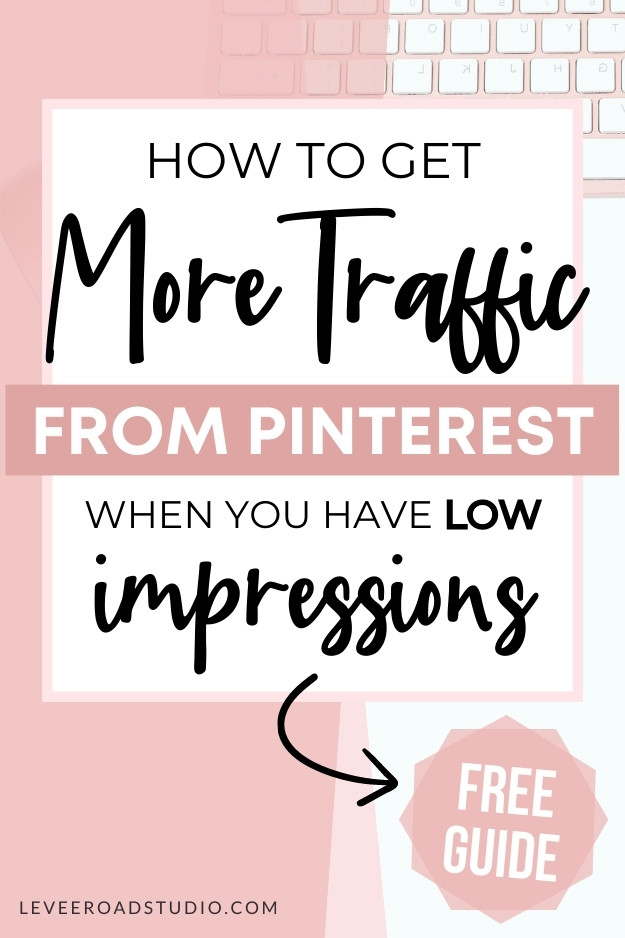 the theme of seeking help for low impressions in Pinterest marketing